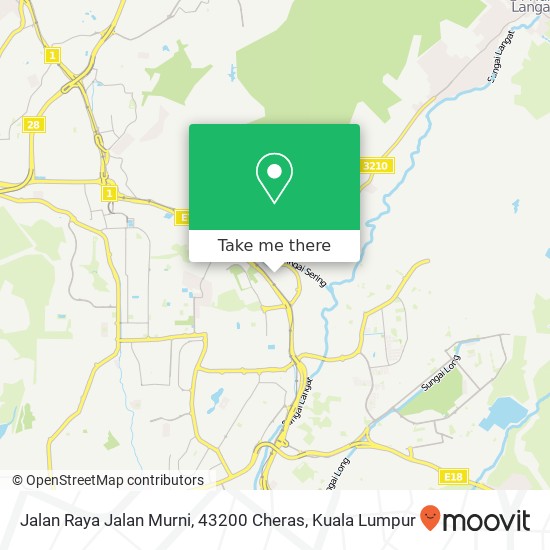 Jalan Raya Jalan Murni, 43200 Cheras map