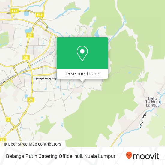 Belanga Putih Catering Office, null map