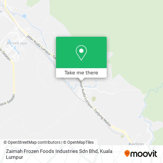 Peta Zaimah Frozen Foods Industries Sdn Bhd