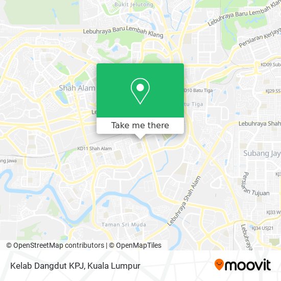 Kelab Dangdut KPJ map