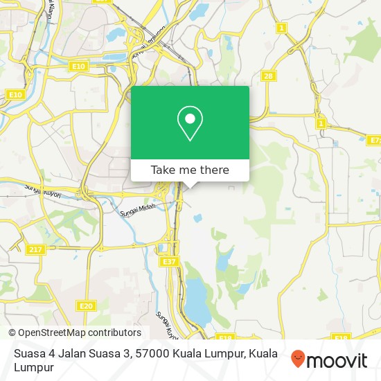 Suasa 4 Jalan Suasa 3, 57000 Kuala Lumpur map