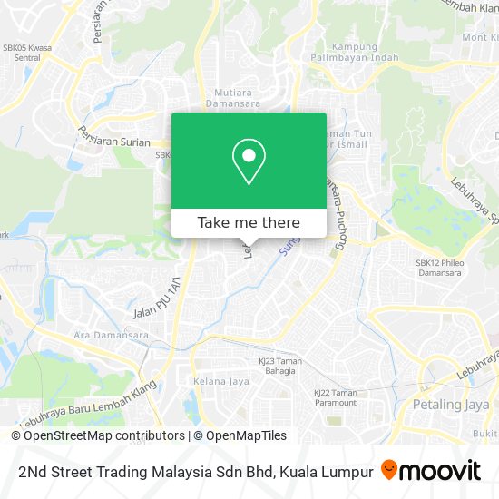Peta 2Nd Street Trading Malaysia Sdn Bhd