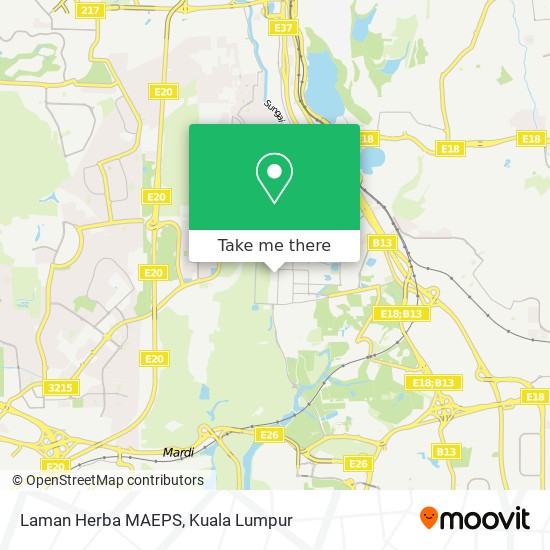 Laman Herba MAEPS map