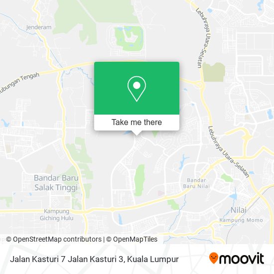 Jalan Kasturi 7 Jalan Kasturi 3 map