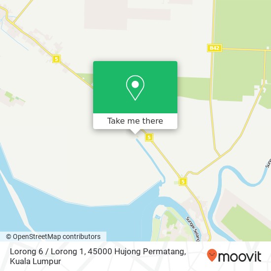 Lorong 6 / Lorong 1, 45000 Hujong Permatang map