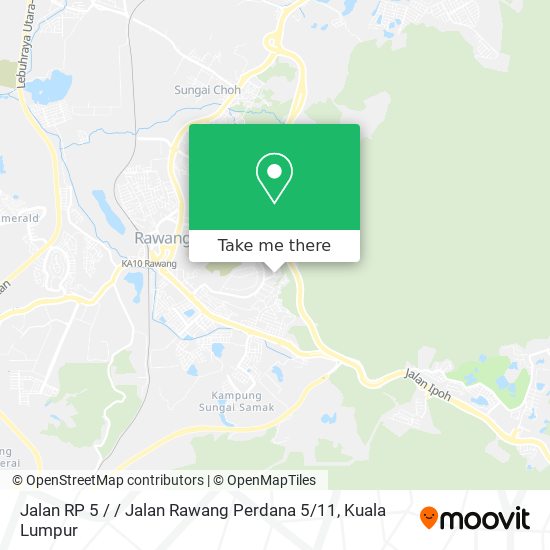 Jalan RP 5 / / Jalan Rawang Perdana 5 / 11 map