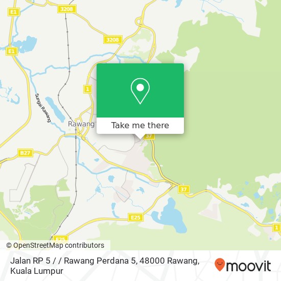 Peta Jalan RP 5 / / Rawang Perdana 5, 48000 Rawang
