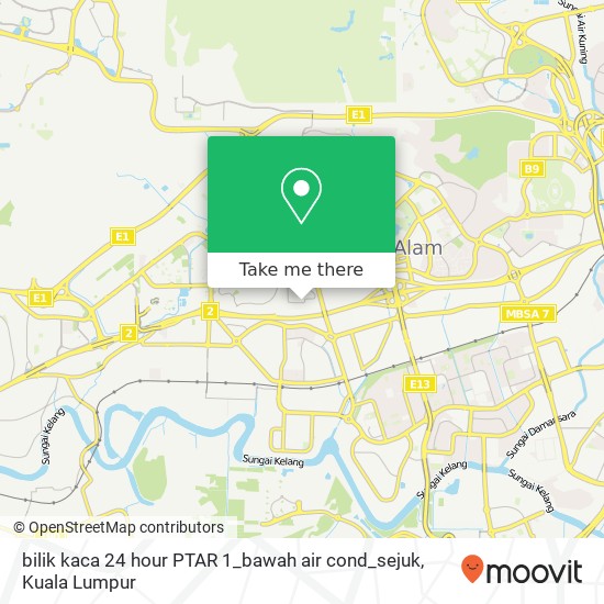 bilik kaca 24 hour PTAR 1_bawah air cond_sejuk map