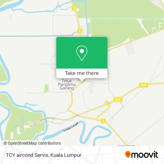 TCY aircond Servis map