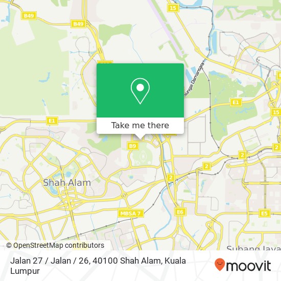 Jalan 27 / Jalan / 26, 40100 Shah Alam map