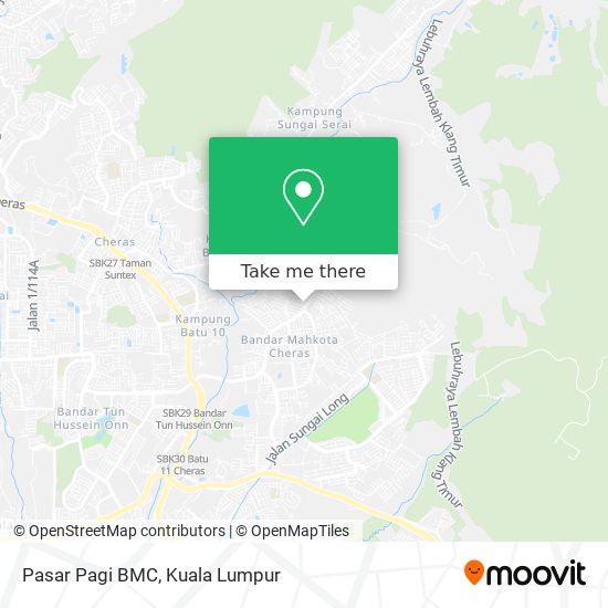 Pasar Pagi BMC map
