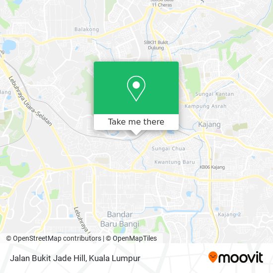 Jalan Bukit Jade Hill map