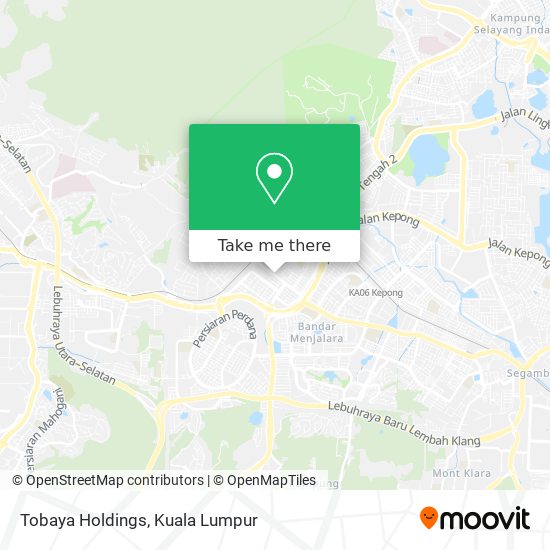 Tobaya Holdings map