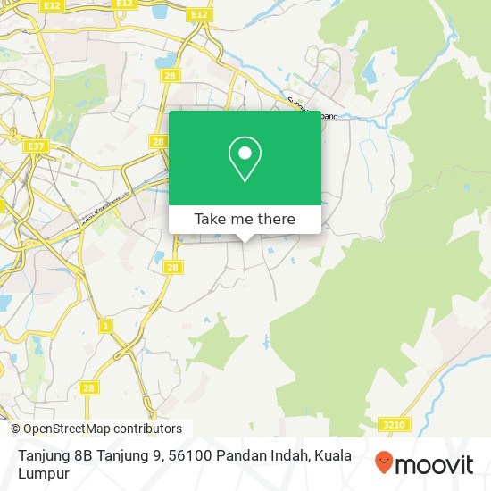 Peta Tanjung 8B Tanjung 9, 56100 Pandan Indah