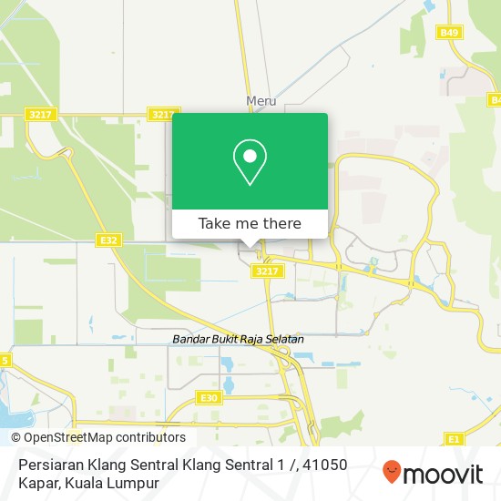 Peta Persiaran Klang Sentral Klang Sentral 1 /, 41050 Kapar