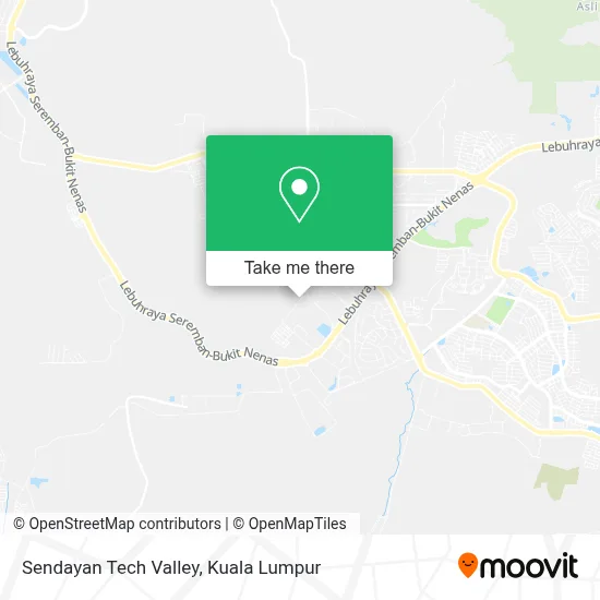 Sendayan Tech Valley map