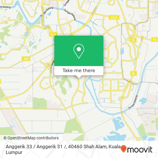Peta Anggerik 33 / Anggerik 31 /, 40460 Shah Alam