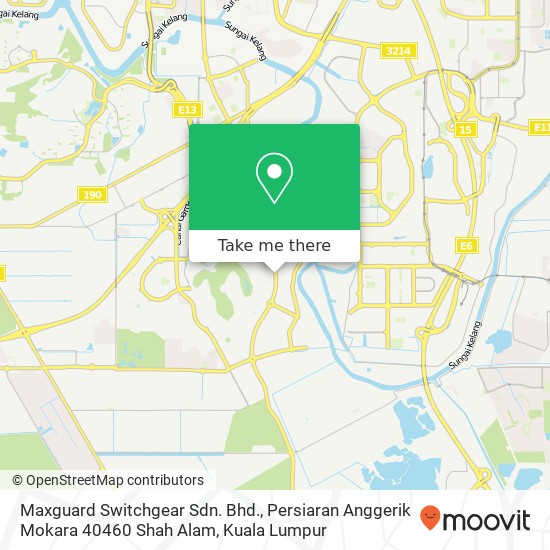 Maxguard Switchgear Sdn. Bhd., Persiaran Anggerik Mokara 40460 Shah Alam map