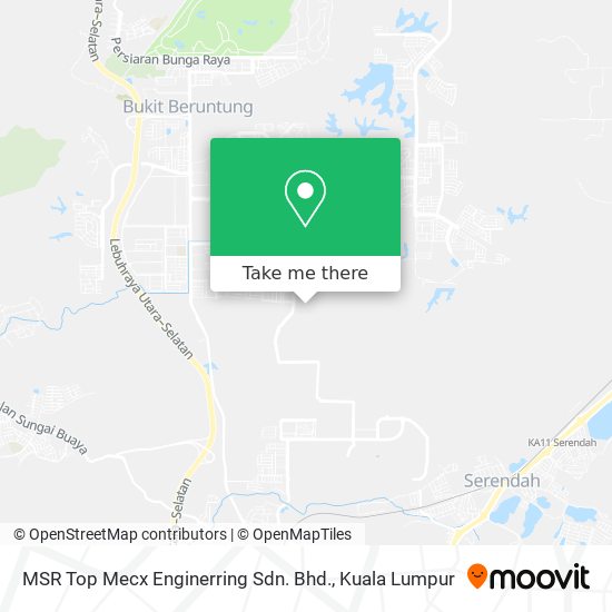 Peta MSR Top Mecx Enginerring Sdn. Bhd.