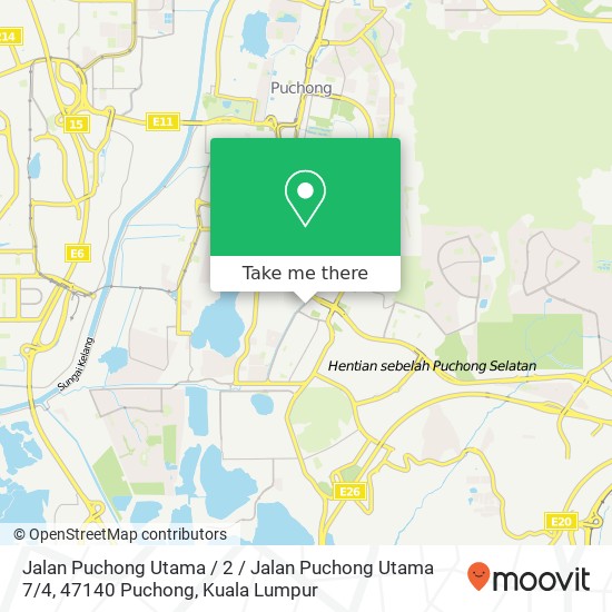 Peta Jalan Puchong Utama / 2 / Jalan Puchong Utama 7 / 4, 47140 Puchong