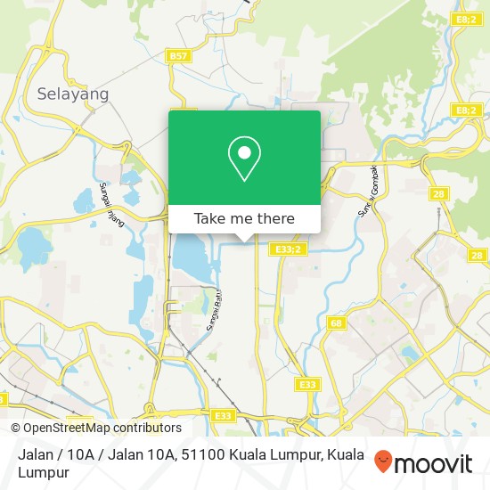Peta Jalan / 10A / Jalan 10A, 51100 Kuala Lumpur