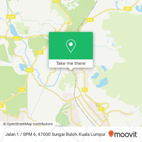 Jalan 1 / SPM 6, 47000 Sungai Buloh map