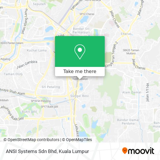 ANSI Systems Sdn Bhd map