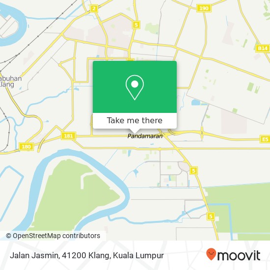 Jalan Jasmin, 41200 Klang map