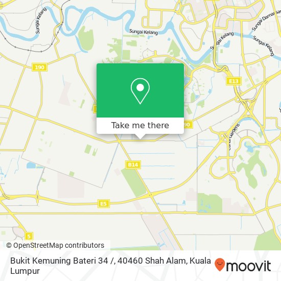 Peta Bukit Kemuning Bateri 34 /, 40460 Shah Alam