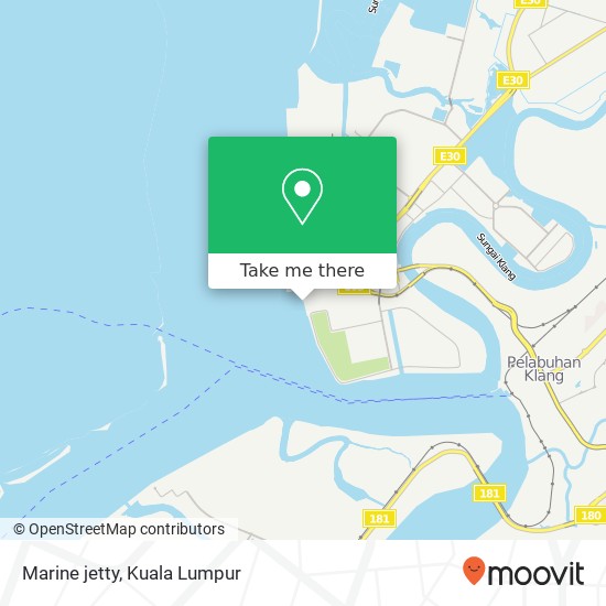 Marine jetty map