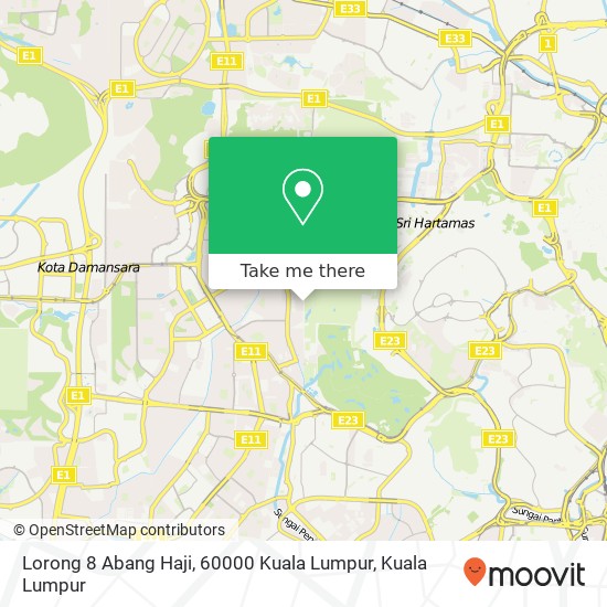 Peta Lorong 8 Abang Haji, 60000 Kuala Lumpur