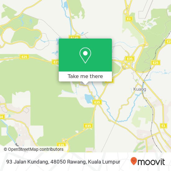 Peta 93 Jalan Kundang, 48050 Rawang