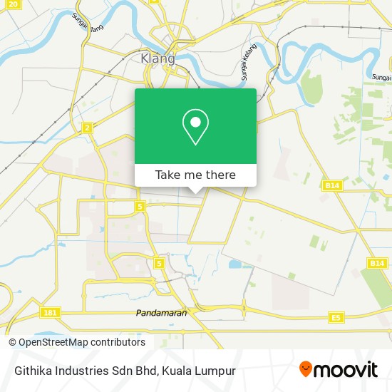 Githika Industries Sdn Bhd map