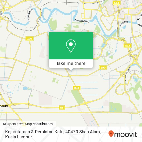 Peta Kejuruteraan & Peralatan Kafu, 40470 Shah Alam