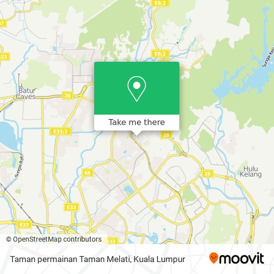 Peta Taman permainan Taman Melati