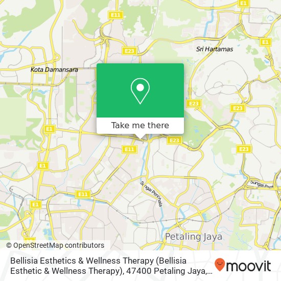 Bellisia Esthetics & Wellness Therapy (Bellisia Esthetic & Wellness Therapy), 47400 Petaling Jaya map