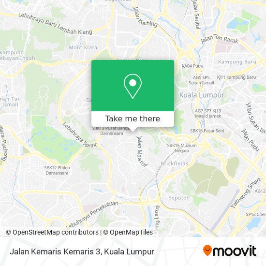 Jalan Kemaris Kemaris 3 map