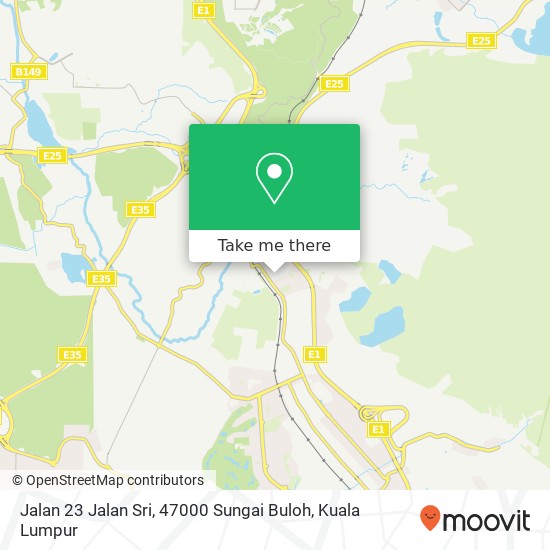 Peta Jalan 23 Jalan Sri, 47000 Sungai Buloh