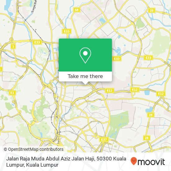 Jalan Raja Muda Abdul Aziz Jalan Haji, 50300 Kuala Lumpur map