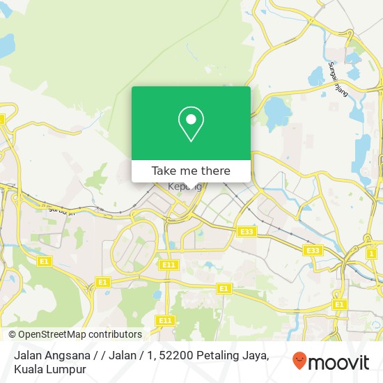 Jalan Angsana / / Jalan / 1, 52200 Petaling Jaya map