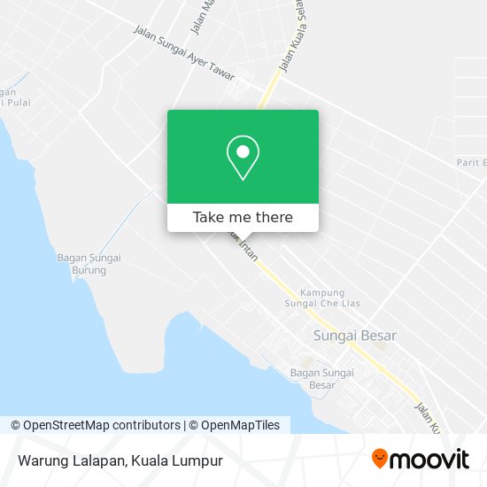 Warung Lalapan map