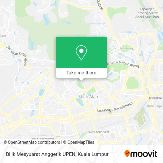 Peta Bilik Mesyuarat Anggerik UPEN