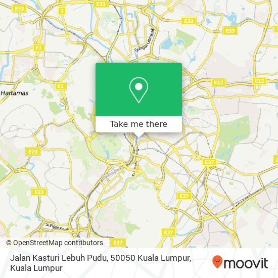 Jalan Kasturi Lebuh Pudu, 50050 Kuala Lumpur map