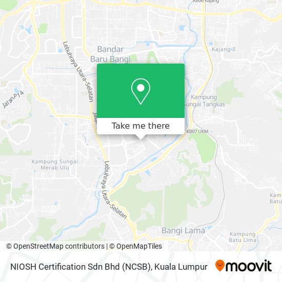 NIOSH Certification Sdn Bhd (NCSB) map