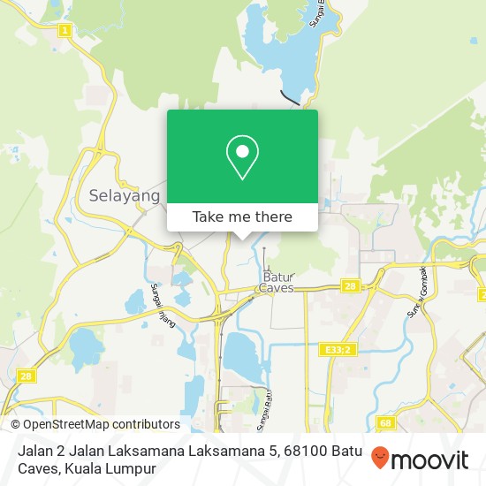 Jalan 2 Jalan Laksamana Laksamana 5, 68100 Batu Caves map