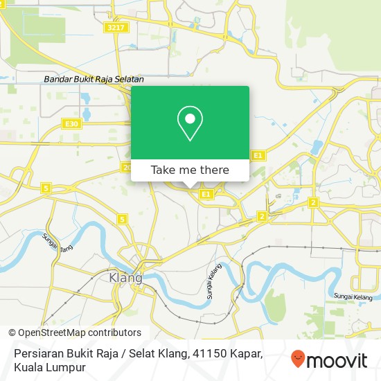 Persiaran Bukit Raja / Selat Klang, 41150 Kapar map