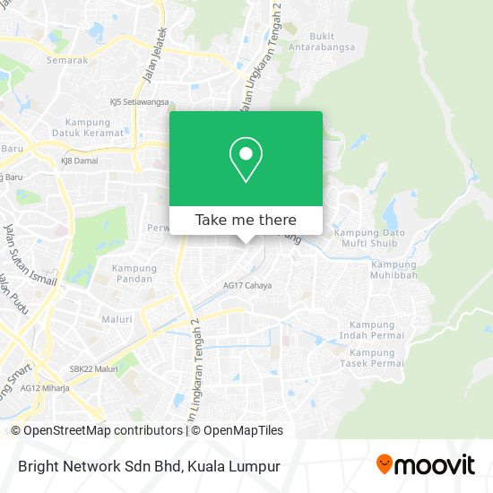 Bright Network Sdn Bhd map
