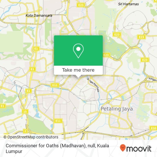 Commissioner for Oaths (Madhavan), null map