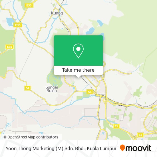 Yoon Thong Marketing (M) Sdn. Bhd. map