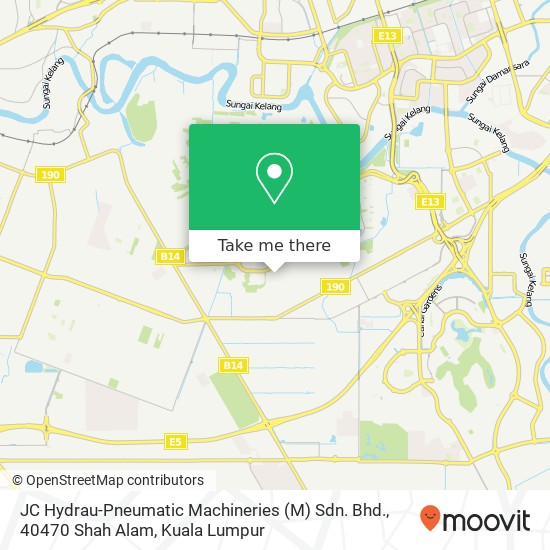 JC Hydrau-Pneumatic Machineries (M) Sdn. Bhd., 40470 Shah Alam map